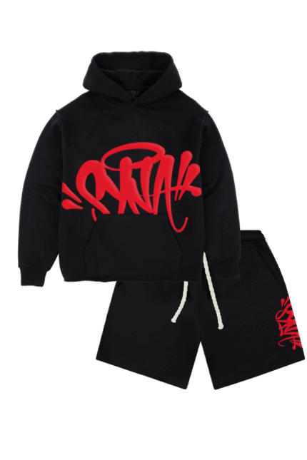 syna world hoodie and shorts