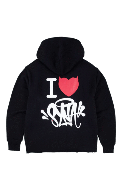 i hert syna hoodie black